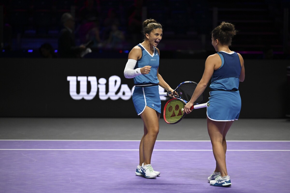 Errani E Paolini Non Sbagliano All Esordio Alle Wta Finals Vittoria In