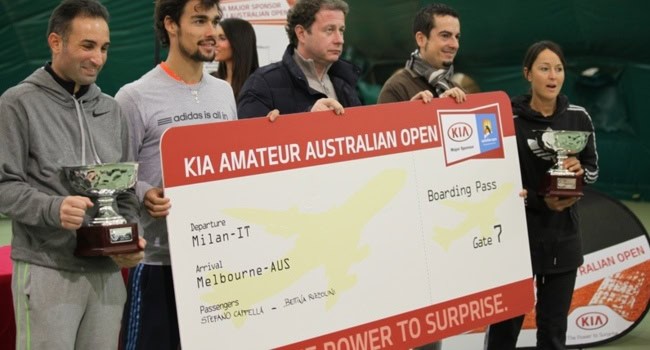 Quattro amatori all’Open d’Australia