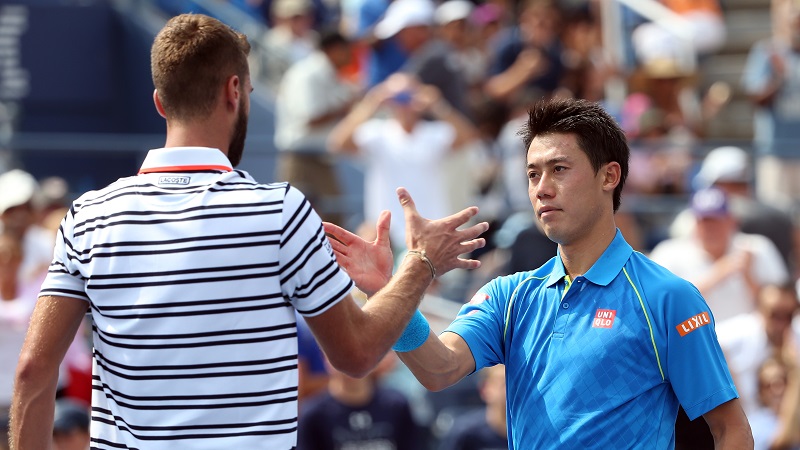 Nishikori si porta sfortuna da solo