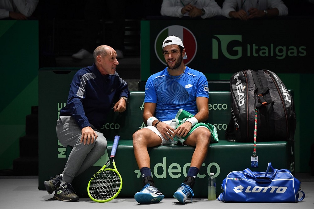 Berrettini: “Volandri è abituato a certi palcoscenici, dispiace per Barazzutti”